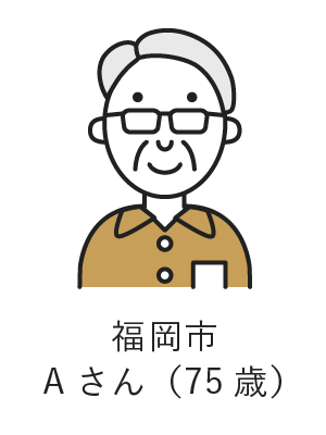 福岡市Aさん（75歳）